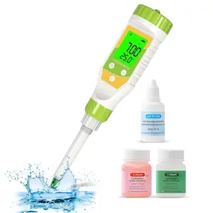 High Accuracy Digital pH Meter 0.01 Resolution with Backlit LCD Display & ATC for Food, Hot Sauce, Canned Food