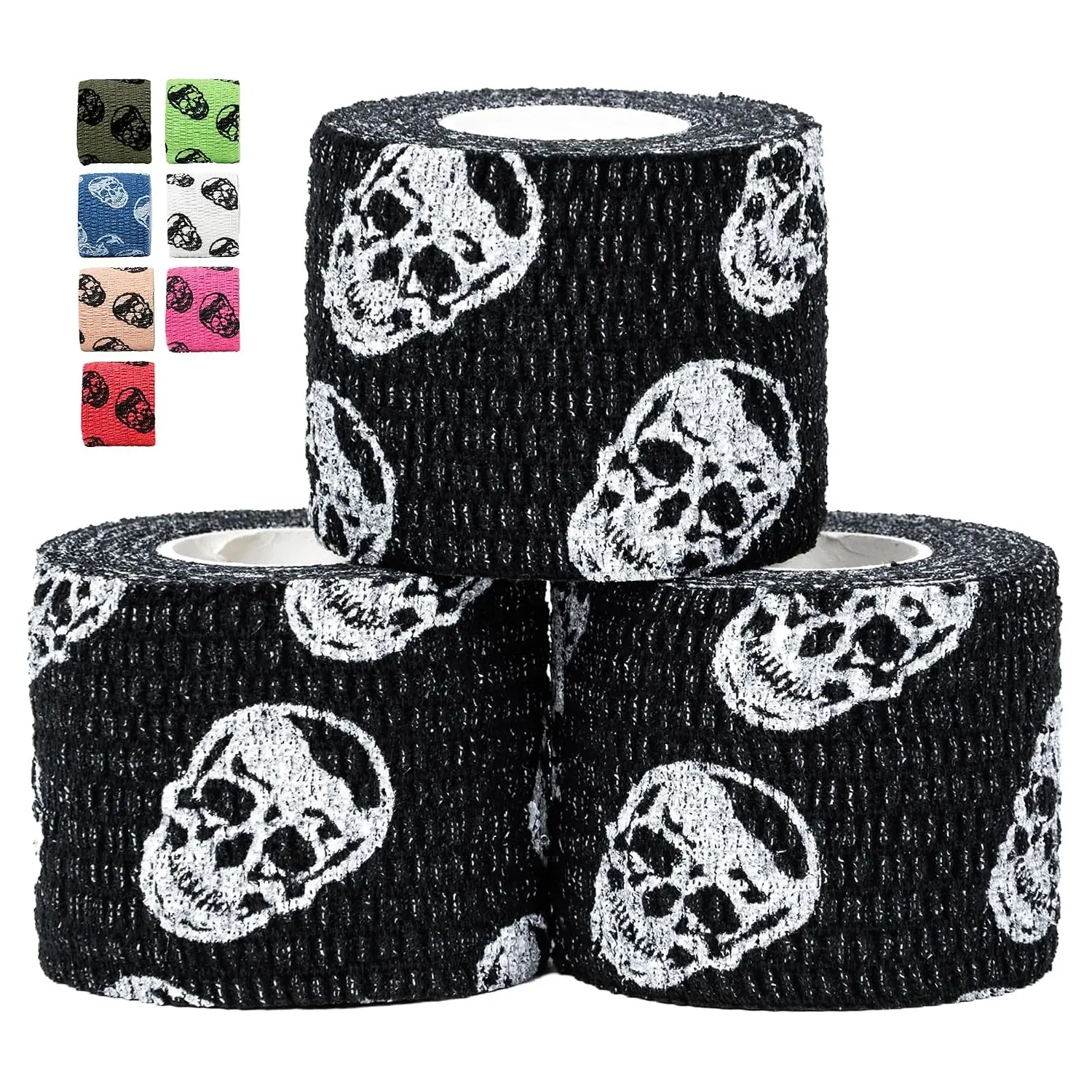 Hook Grip Weightlifting Tape (3 Pack) - Premium Adhesive Thumb Tape for Finger Protection, Powerlifting, Cross Training & Exercise - Sweat Proof Athletic TapeGift