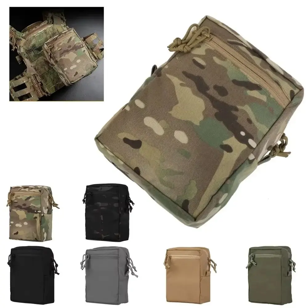 High Gp Side Pack, Outdoor Tactical Cordura Molle Webbing Waist Belt, Portable Hip Holster with Additional Pouch, Essential Gear Accessory, Lightweight Waist Bags