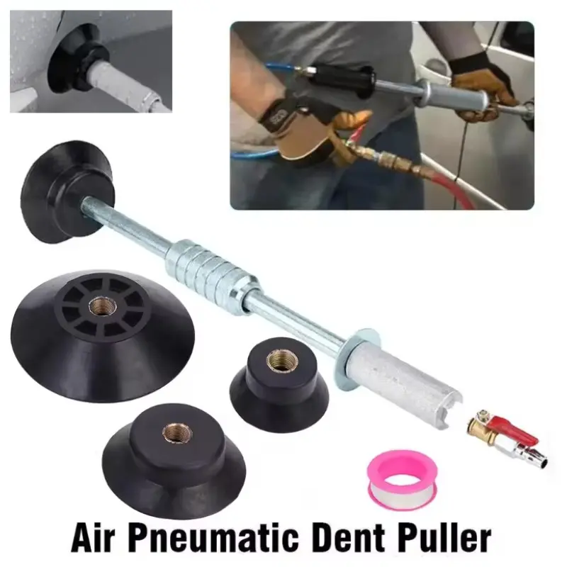 Pneumatic Dent Repair Suction Tool Kit, Includes 3 Suctions (large/medium/small), Car Body Repair Hammer Set, Vehicle Dent Removal Tools, Car Dent Remover