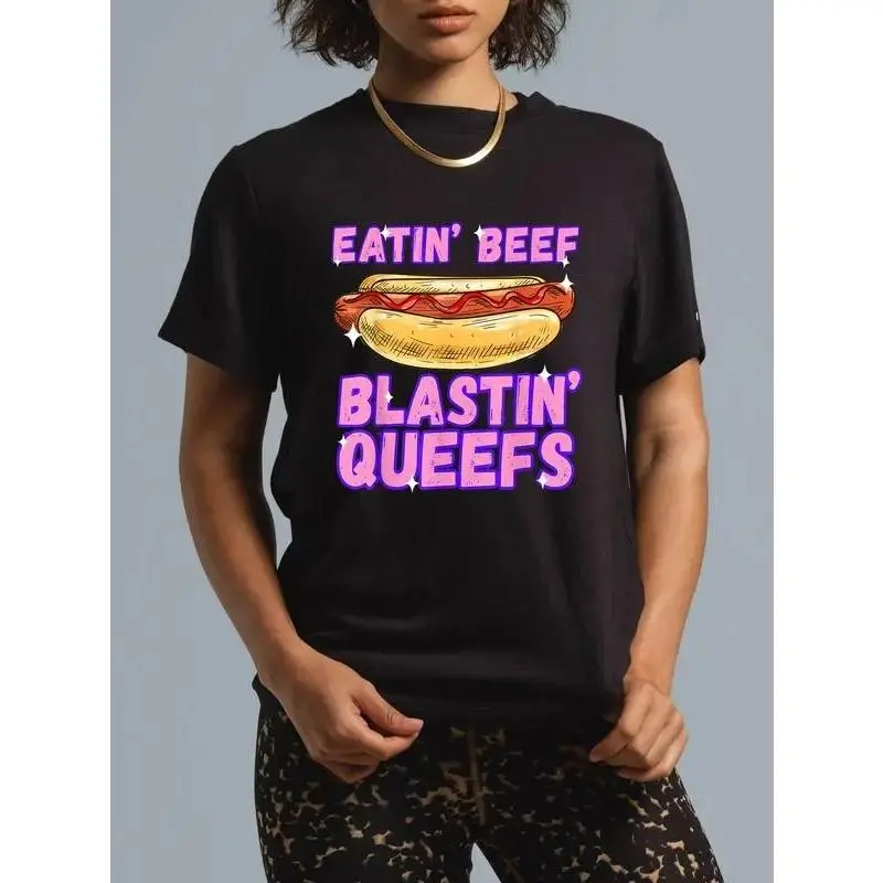 Dumb Queef Humor Women's Embarrassing Queef Blaster T-Shirt,Casual,shop