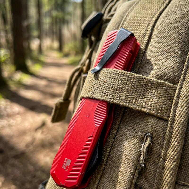 EDC Folding Pocket Knife – Lightweight Compact Utility Knife with Anti-Slip Nylon Handle, Durable Outdoor Tool for Camping, Hiking, Fishing, Survival & Everyday Carry