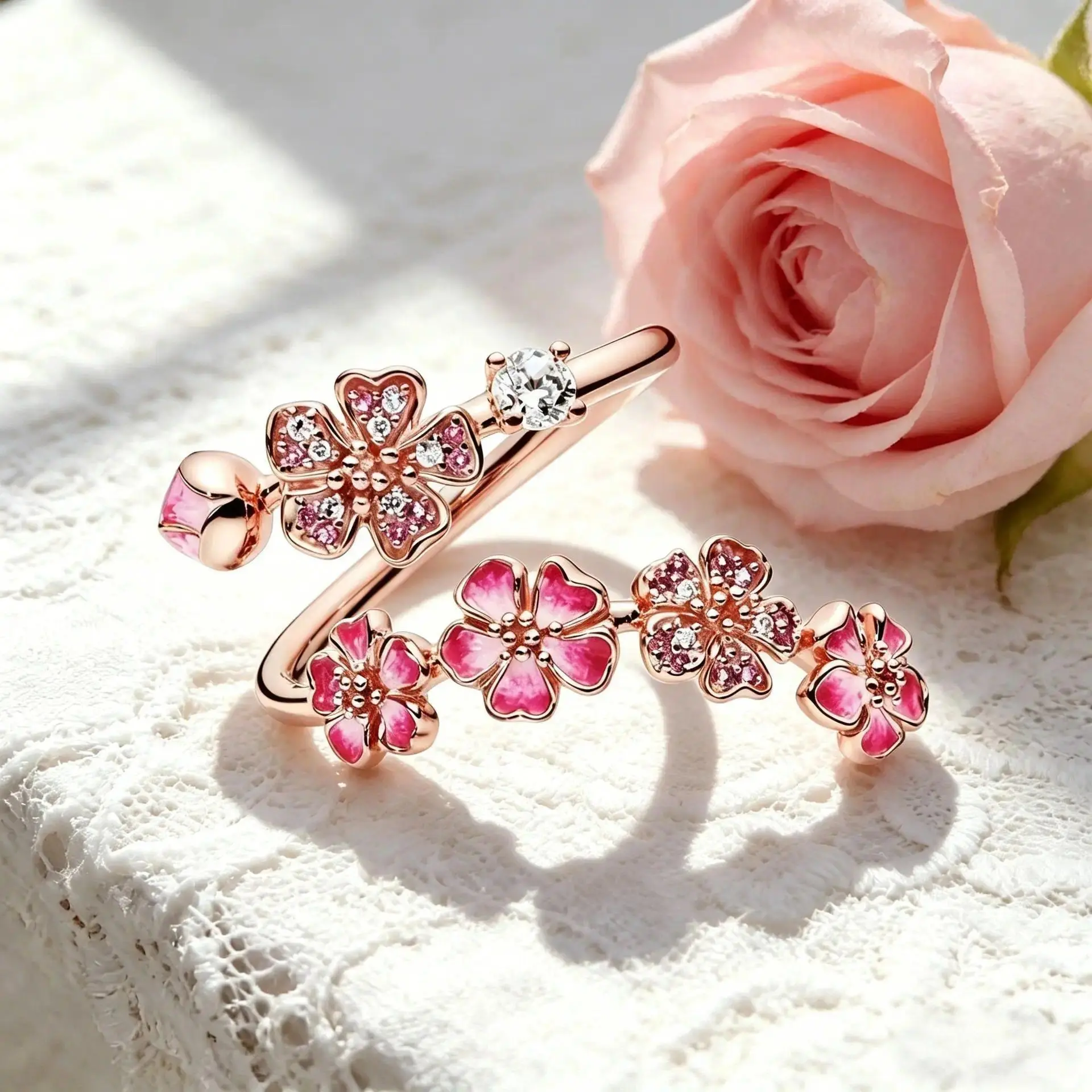 Flower Hair Clip for Women Rhinestone Floral Hair Barrette Elegant Hair Accessories Cute Fashion Jewelry GiftTikTok Viral Flower Hair Clip Elegant Sparkle Hair Accessory That Makes Any Hairstyle Look Expensive