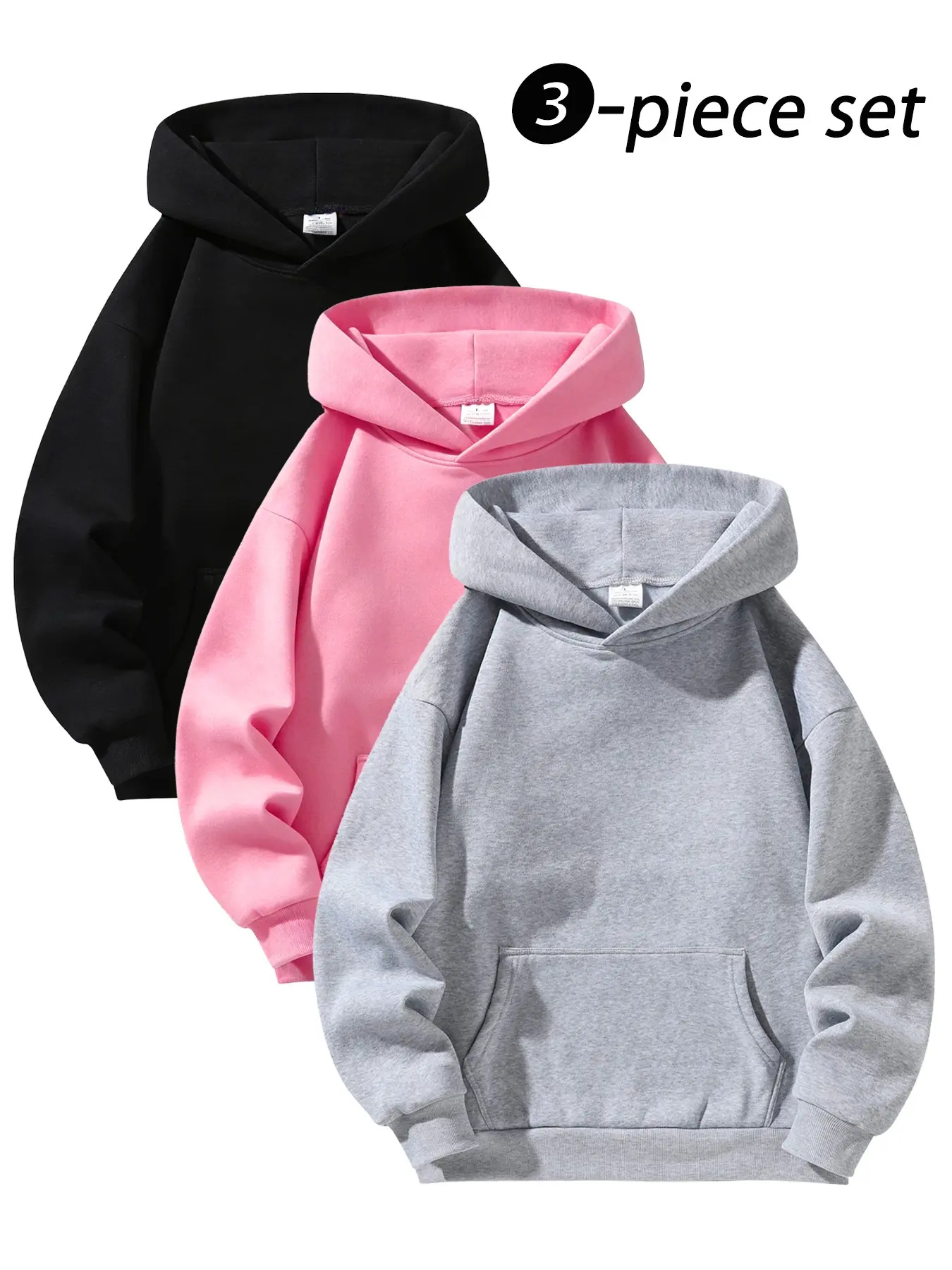Unisex Hooded Sweatshirt, Long Sleeve Casual Loose Fit, Kangaroo Pocket Design, Streetwear Style, All Seasons Wear, Hooded Top, Casual Hooded Sweatshirts