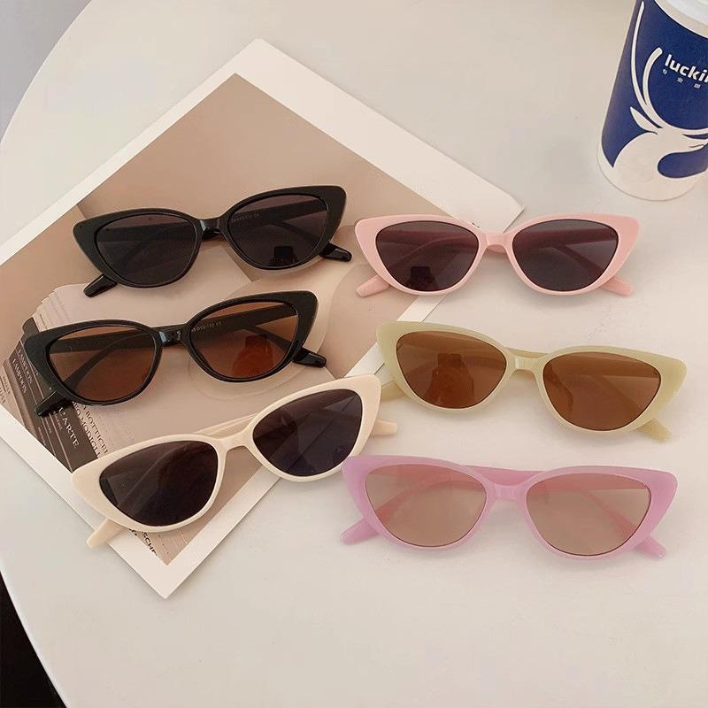 New Vintage Small Frame Cat's Eye Sunglasses Women Tawny Sun Glasses Men's Outdoor Fashion Eyewear UV400 Gafas De Sol