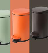 Glass Qtip Holder Dispenser - 10 oz Clear Canister Apothecary Jar, Bathroom Vanity Storage Organizer Set for Cotton Swabs, Pads, Floss Picks, Small Contain