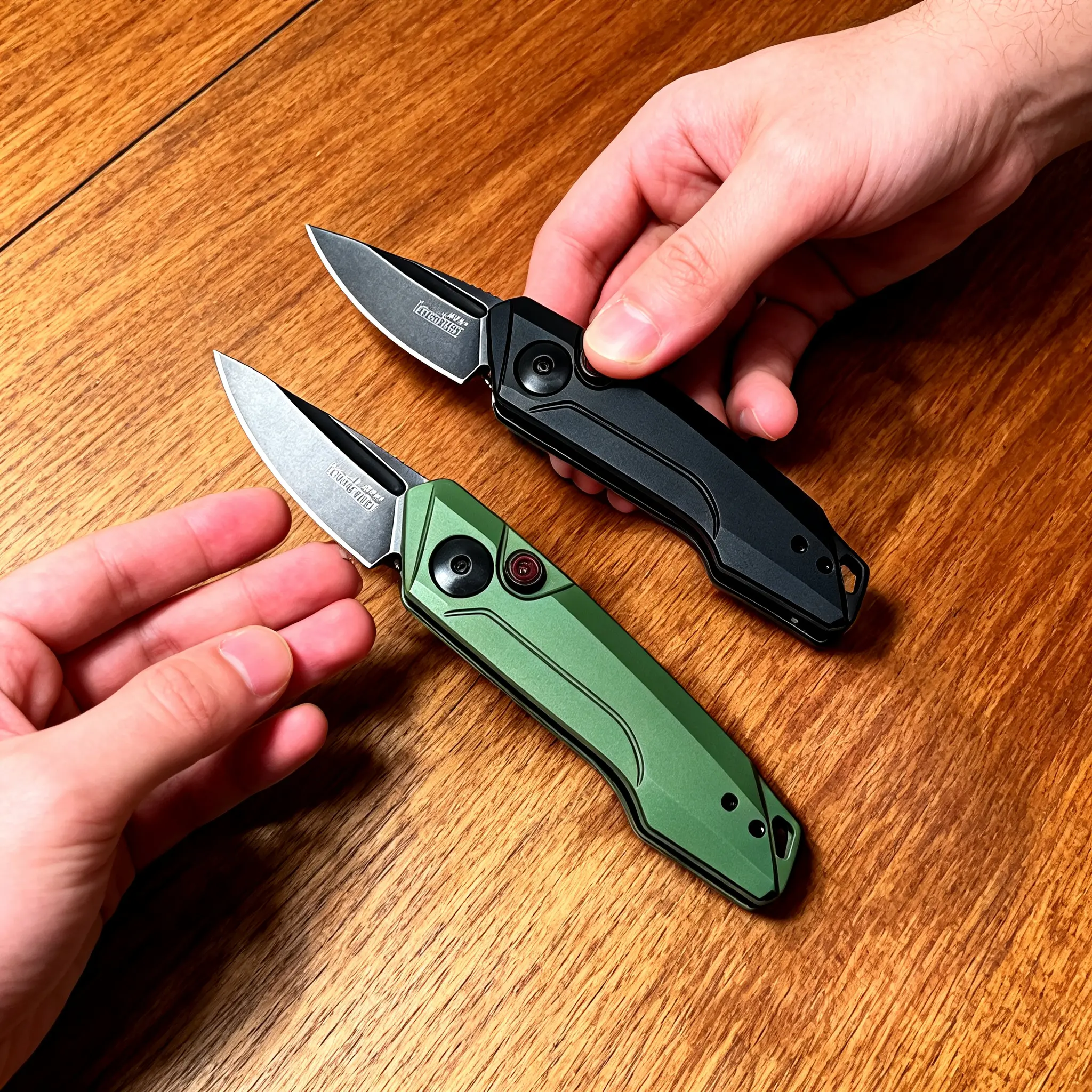Collector's Folding Knife KS7250 Sandvik 14C28N Stonewashed Blade, Liner Lock with Premium Aluminum Handle, Limited Edition EDC Pocket Knife with Gift Box No.934