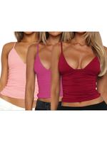 Pink*1 pc+Hot Pink*1 pc+Burgundy*1 pc