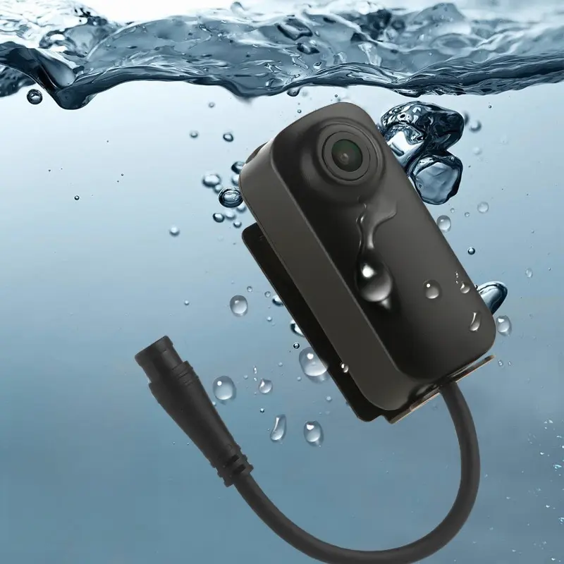 1296P Waterproof Motorcycle Dash Cam, 170° Night Vision, 8-100V, Loop Recording, APP Control