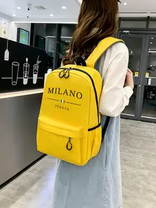 Italia Milano Patterned Stylish Commuter Backpack, Ergonomic and Pressure-relieving Shoulder Straps, Lightweight Laptop Bag, Suitable for Work, Daily Commutes, and Travel