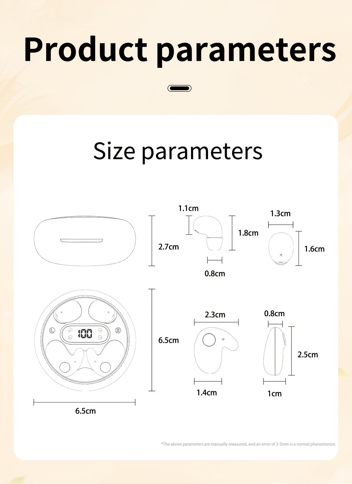 [Bass Loop Earbuds] 2 Pairs Of In Ear Wireless Wireless Earbuds,, Comfortable To Wear,Leisure, Sports, Sleep, Essential Partners, Compatible With All Smartphones, Wireless Earbuds, Sports Earbuds, Gaming Earbuds noise cancelling headphone