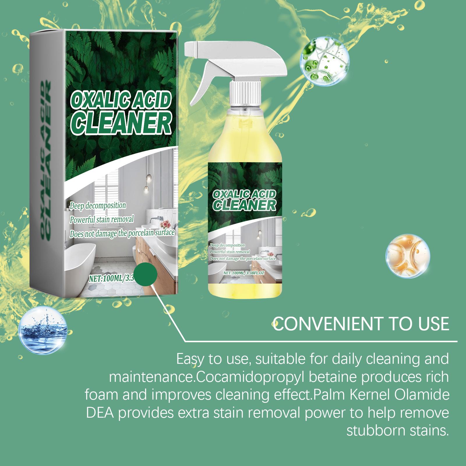 Oxalic Acid Toilet Cleaner – Removes Stains, Urine Scale & Dirt Cleaner