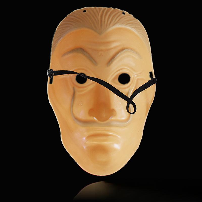 Halloween Paper Money House Dali Costume Red Jumpsuit Clown Cosplay