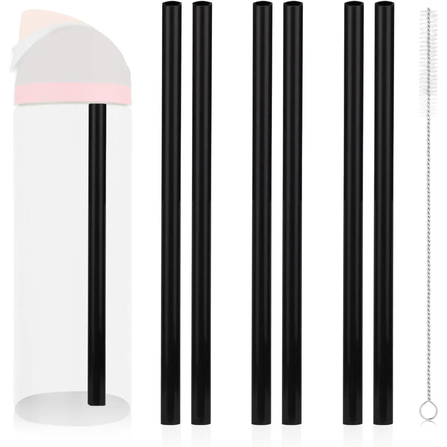6 count  Straws for  Water Bottle 24 oz 32 oz Accessories