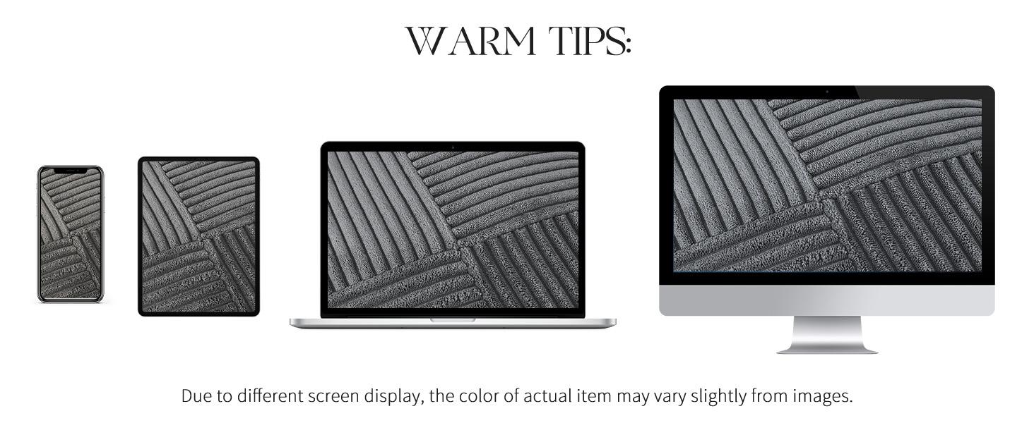 2 Decorative Darkgrey Throw Pillow Covers 22x22 Inch Soft Corduroy Pillow Covers Boho Textured Striped Patchwork Cushion for Couch Sofa Bed Cute Home