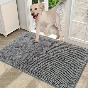 Muddy Paw Dog Doormat – Absorbent & Non-Slip – Quick-Drying Microfiber – Washable – Ideal for Indoor Entryways