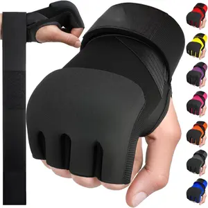 Gel Boxing Hand Wraps Inner Gloves for Men & Women, 80cm Quick Wrist Straps, Padded Knuckle Protection for Muay Thai Kickboxing, Hand Wraps for Boxing & Martial Arts