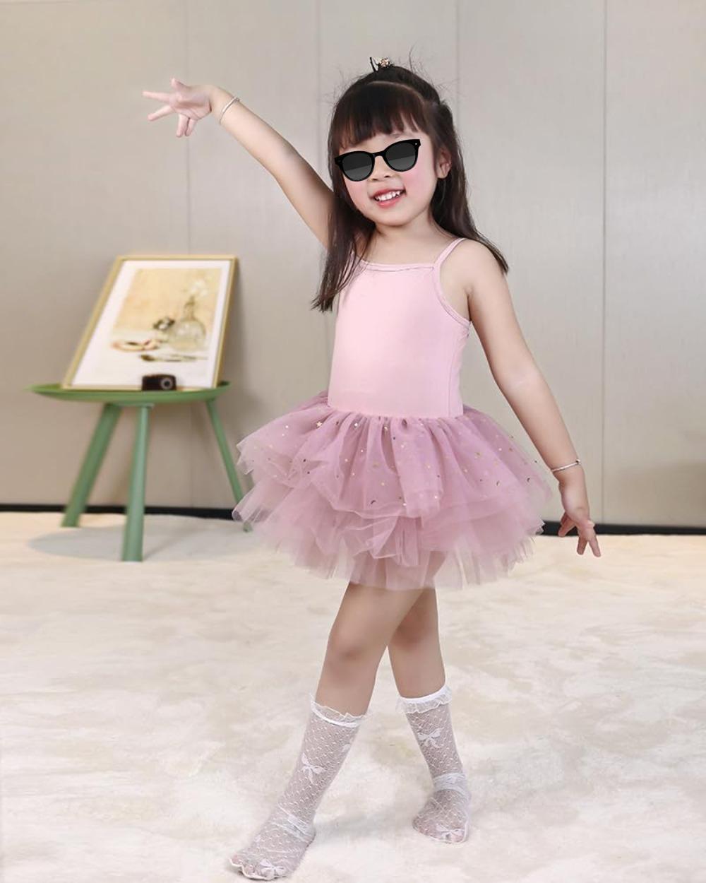 X-GCS05 Toddler Girls Tutu Dresses Strap Shiny Tulle Ballet Leotard Ballerina Costume for Dance X-GCS05 Toddler Girls Tutu Dresses Strap Shiny Tulle Ballet Leotard Ballerina Costume for Dance