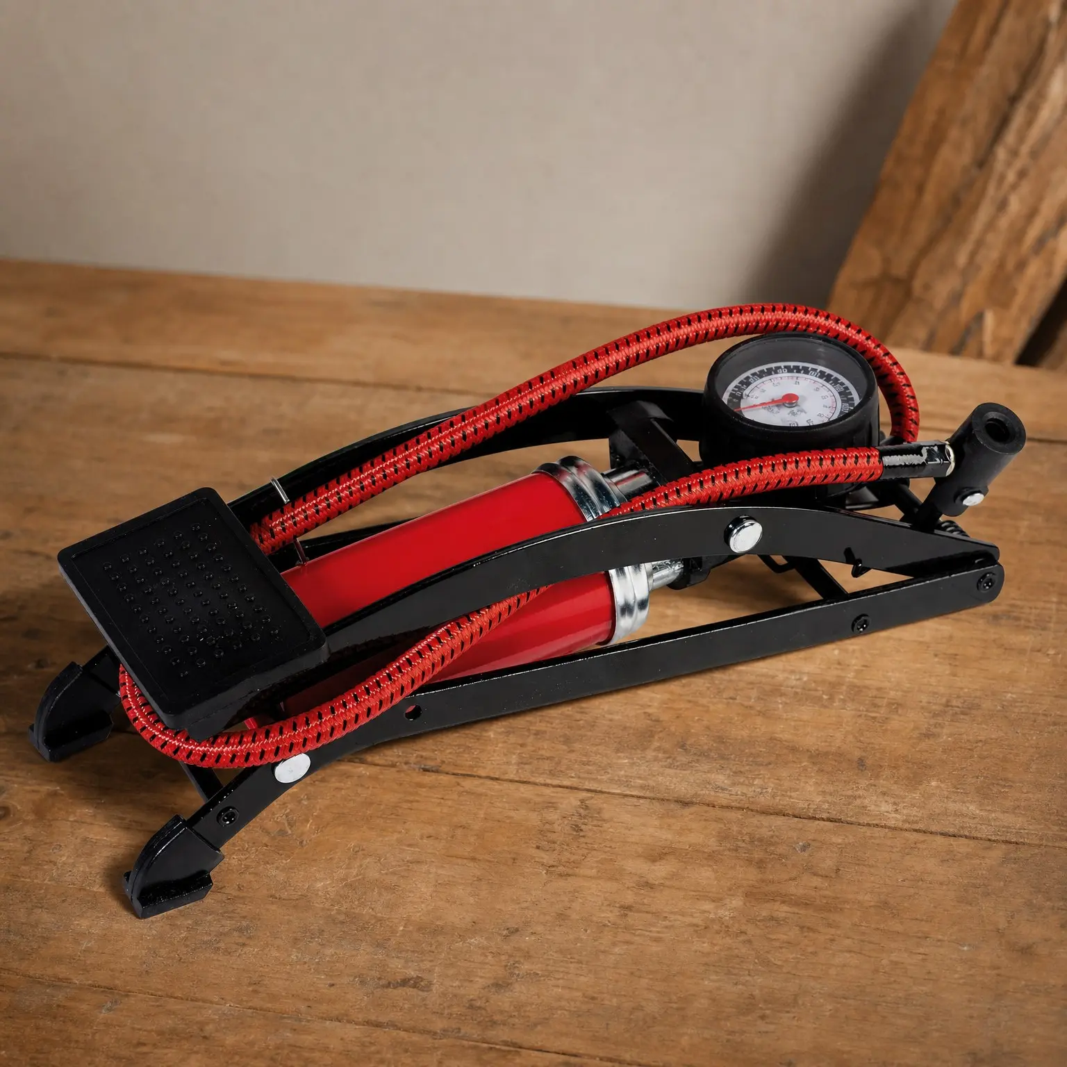 Foot Air Pump for Balls, Bikes, Inflatables & More - High-Pressure Foot Pedal Pump - Compact Heavy DutyGift