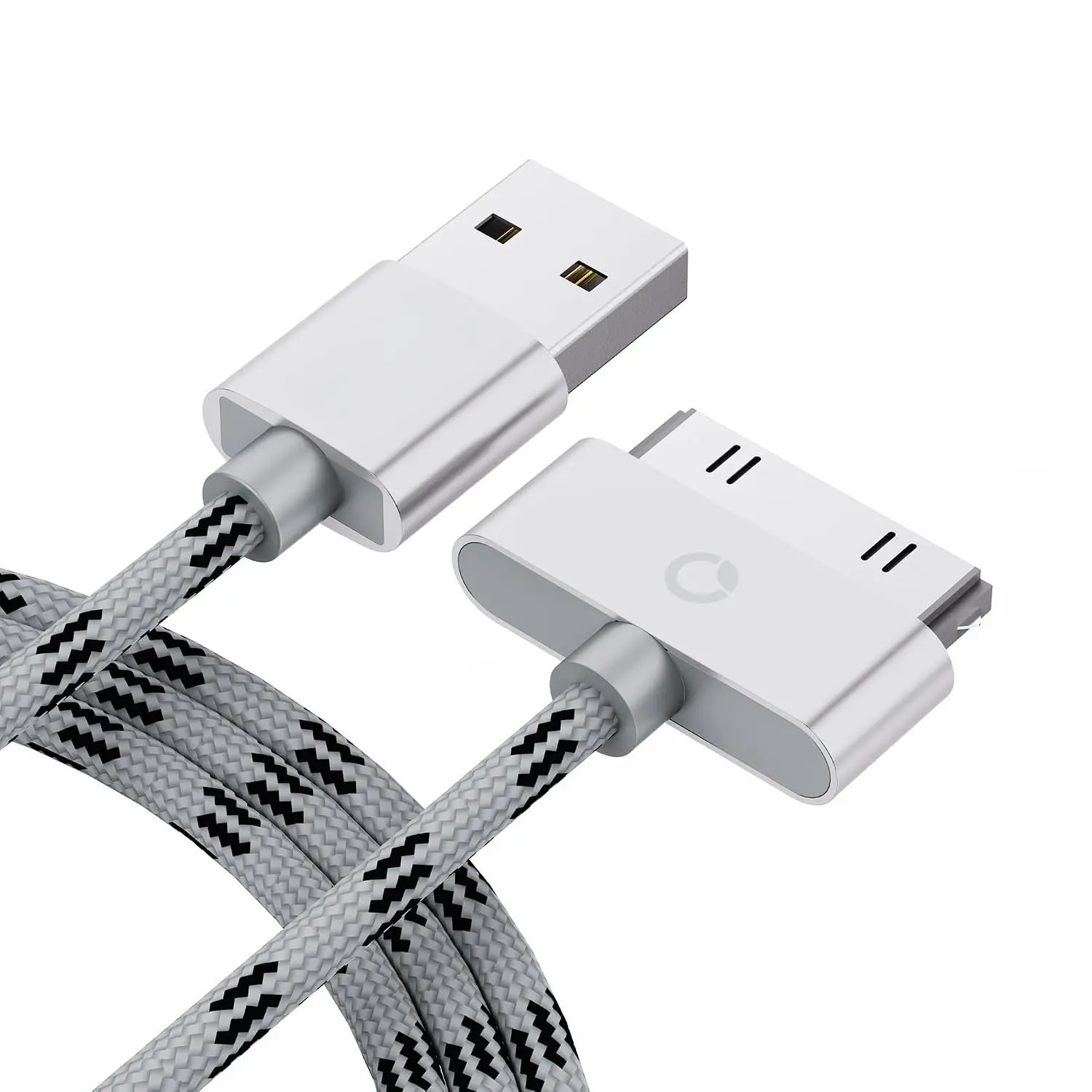 30 Pin  for  4s/4/3G/3Gs, USB  and Charger  Sync Connector Data  for  4/ 4s, Old iPad 3/2/1 Generations,iPod Classic  Nano (3.3 ) (Gray)