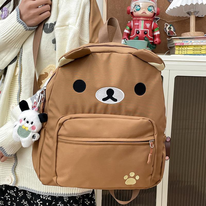 Rilakkuma Backpack Women Anime Relax Bear Student School Bags Girls Boys Outdoor Sport Travel Fashion Rucksack Gift Hot Sales