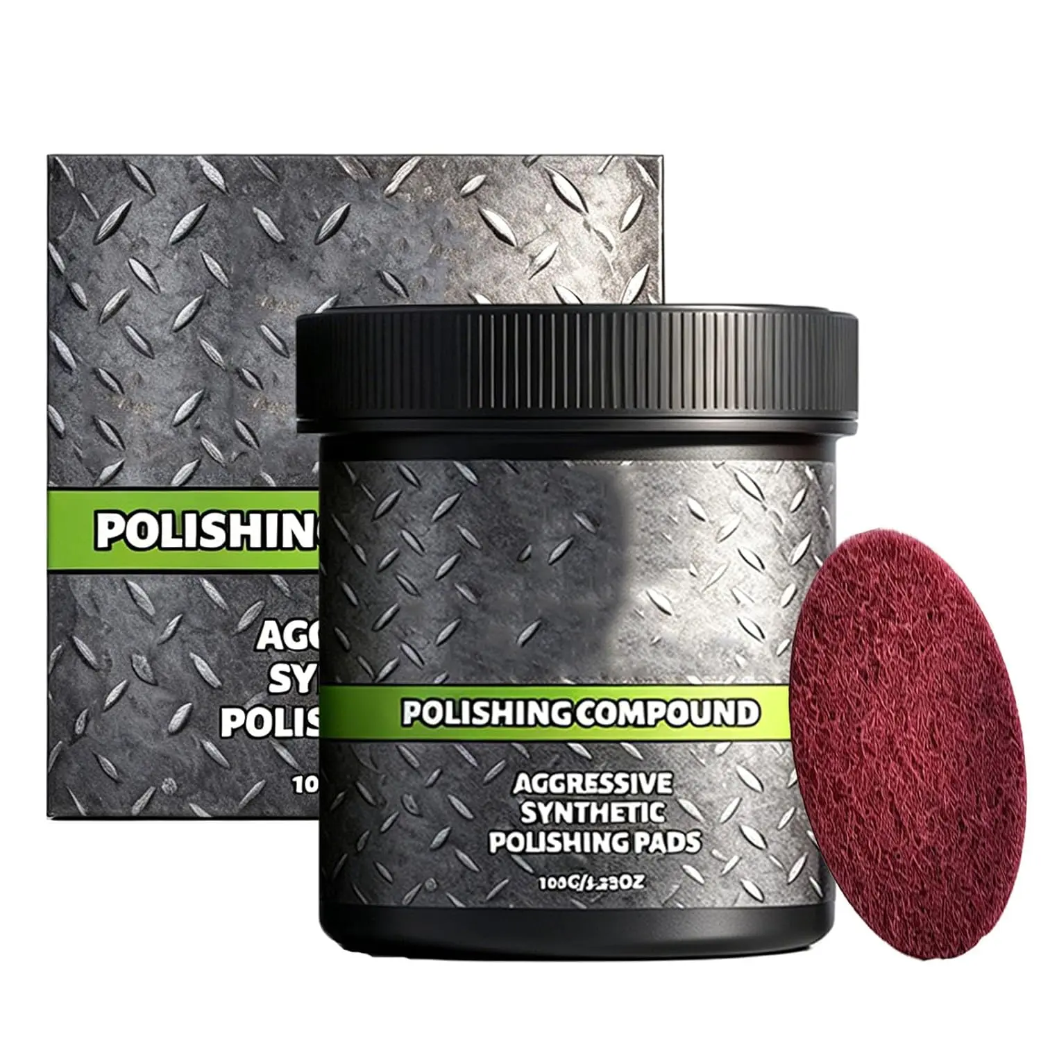 Ultracut Polishing Compound,Surface Restoration Polish with Pad,Scratch & Swirl Remover, High Gloss Finish, Easy Application, Polish & Wax for Metal, Stone, and More