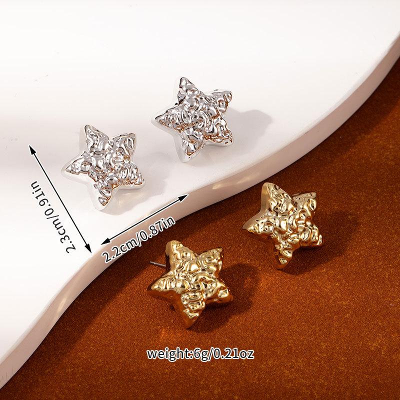 High-end Light Luxury Textured Leaf Earrings, Metallic Style, Personalized Stereo CCB Multi-layer exaggerated Multi-layer Flower Earrings