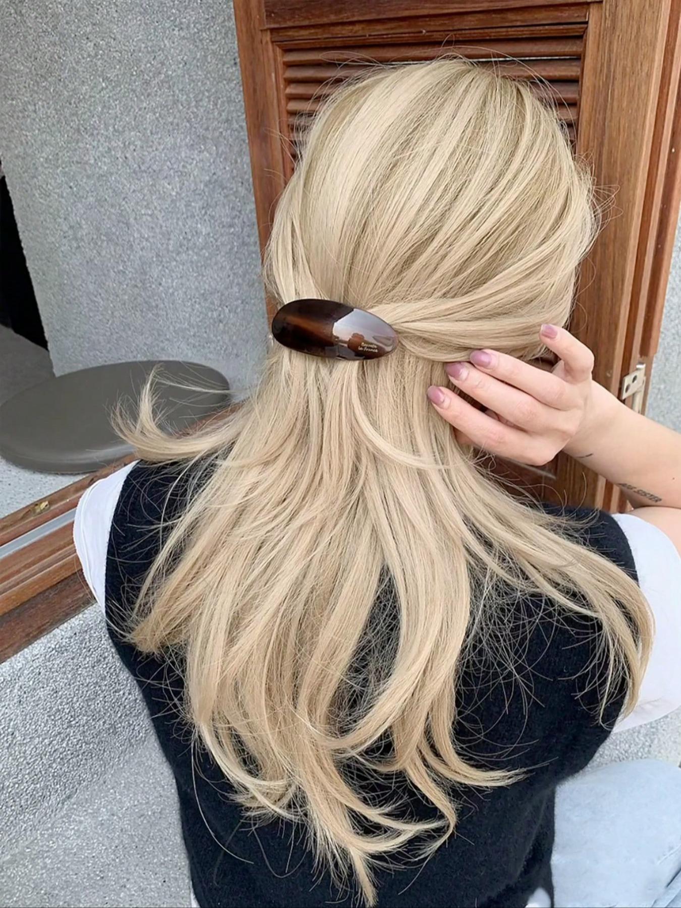 Elegant Korean Style Metal Hair Clip, Perfect for Daily Wear, Parties, Gifts, Secure Hold, Versatile Hairstyles, Fashionable Accessory, Flat Hair Clips