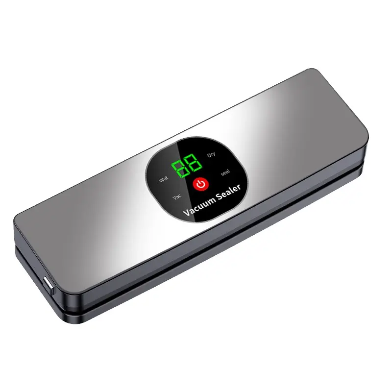 Rechargeable Wireless Portable Vacuum Sealer, Countdown Display, Touch Buttons, Ideal for Home and Camping Use, C717 Model