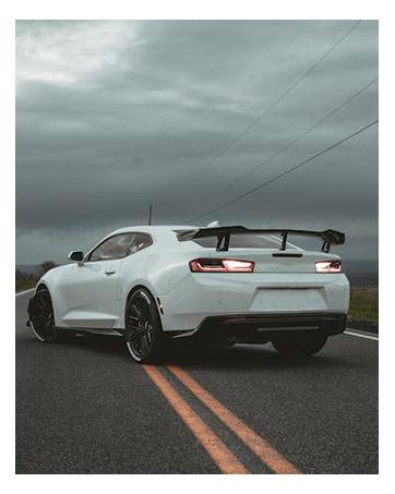 Trunk Spoiler Compatible with 2015-2021 Subaru WRX STI 4 Door Sedan Rear Trunk Spoiler Wing Lid Plastic Glossy Black Vehicle Autos Automotive Car Accessories