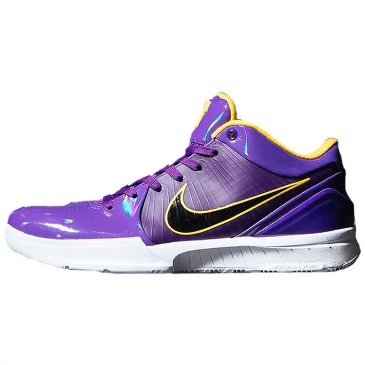 UNDEFEATED x Nike Zoom Kobe 4 Protro Lakers Basketball Shoes – Unisex Low-Top Performance Sneakers Verifiable, with credentials and supporting global authentication