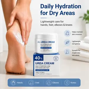 2-Pack 150g 40% Urea Cream, Moisturizing Body Lotion, Hydrating Formula, Ideal for Dry Skin, Long-Lasting Comfort, Gentle & Effective