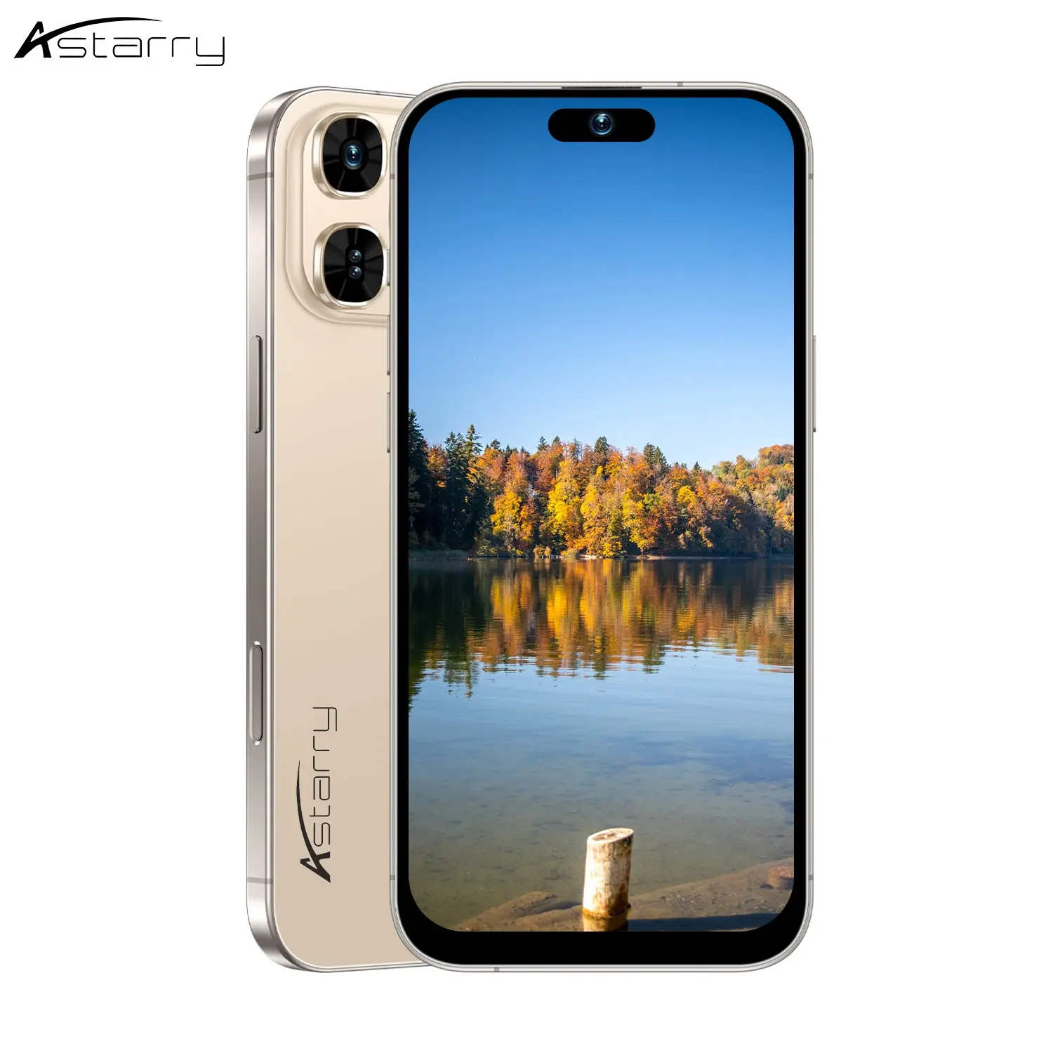 Astarry-17 Pro Max Smartphone, Android 12 Octa-Core, Dual Sim WiFi Bluetooth-compatible, 6.61 Inch 6gb+128GB, 3500mah Battery, Safe Unlock, Ideal Gift