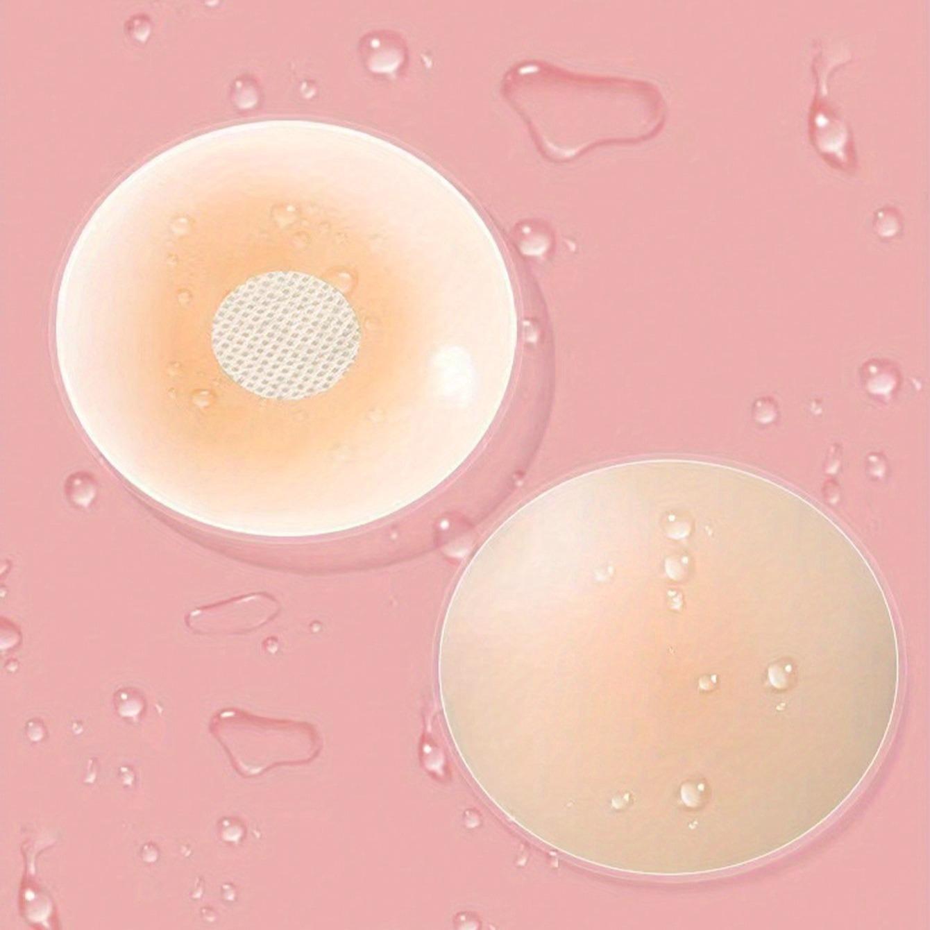 5 Pairs of Reusable Silicone Nipple Covers, Soft Women's Strapless Bra Petals, Lift and Support Breast Adhesive Pasties for All Occasions