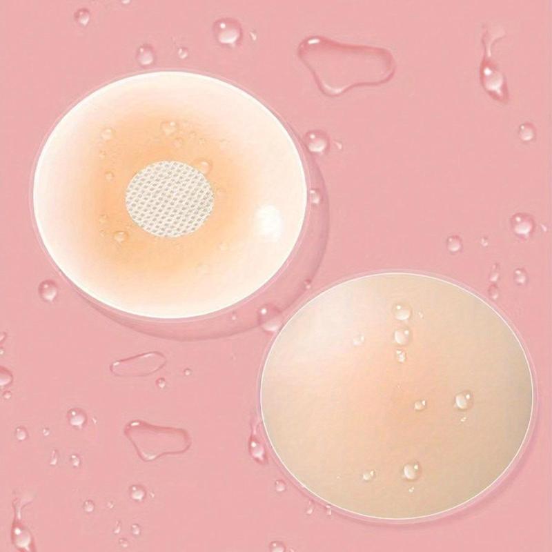 5 Pairs of Reusable Silicone Nipple Covers, Soft Women's Strapless Bra Petals, Lift and Support Breast Adhesive Pasties for All Occasions