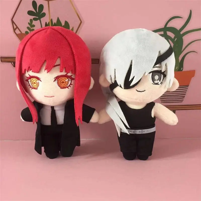 2026 new hot item Chainsaw Man Plush Doll Toy Makima Quanxi Cosplay 20cm Cute Soft Stuffed Pillow
