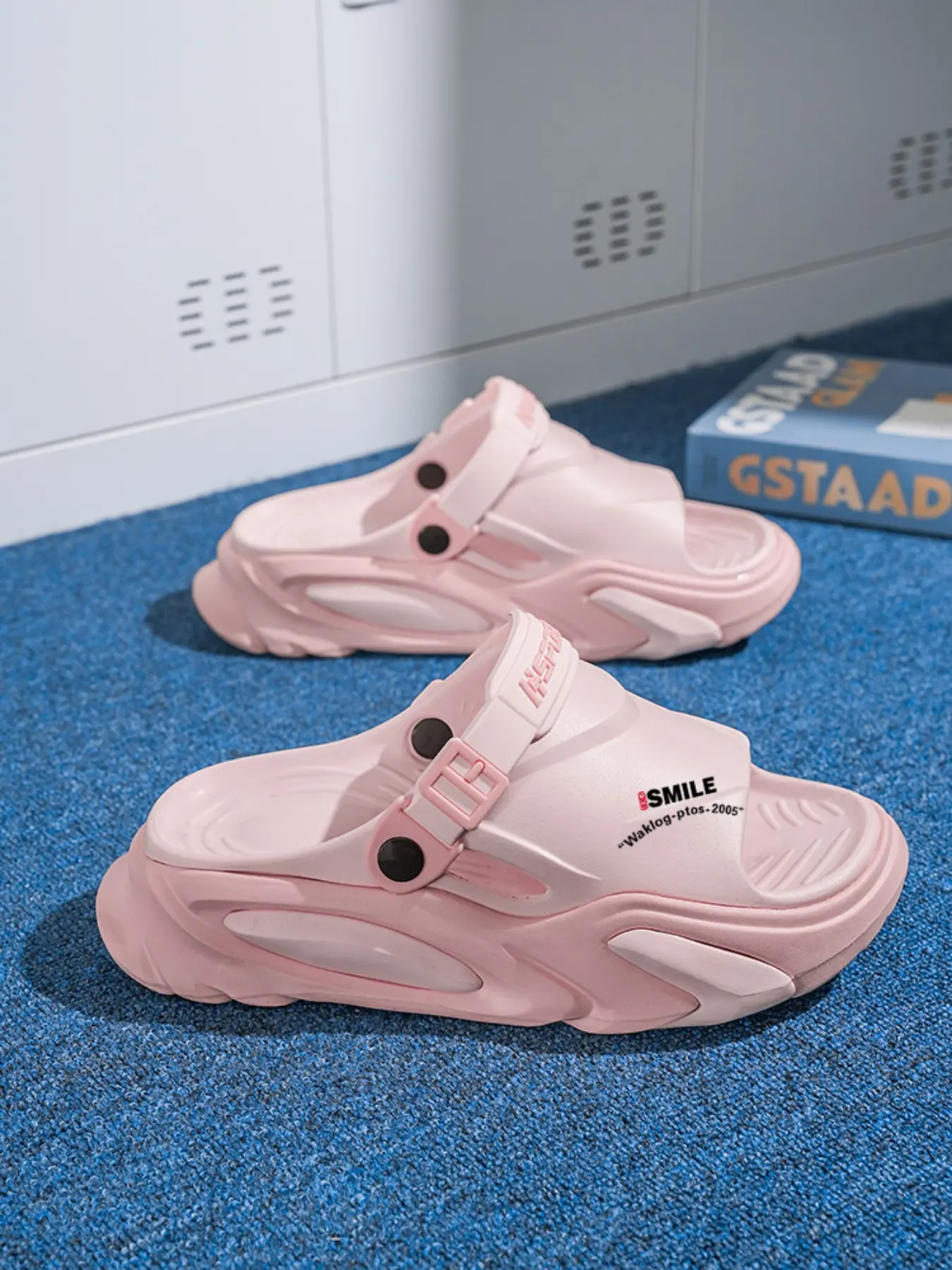 Women's Fashion Sandals, Thick Sole Eva Material, All-Seasons Wear, Durable Outdoor Garden Shoes, Quick-Dry Beach Slippers