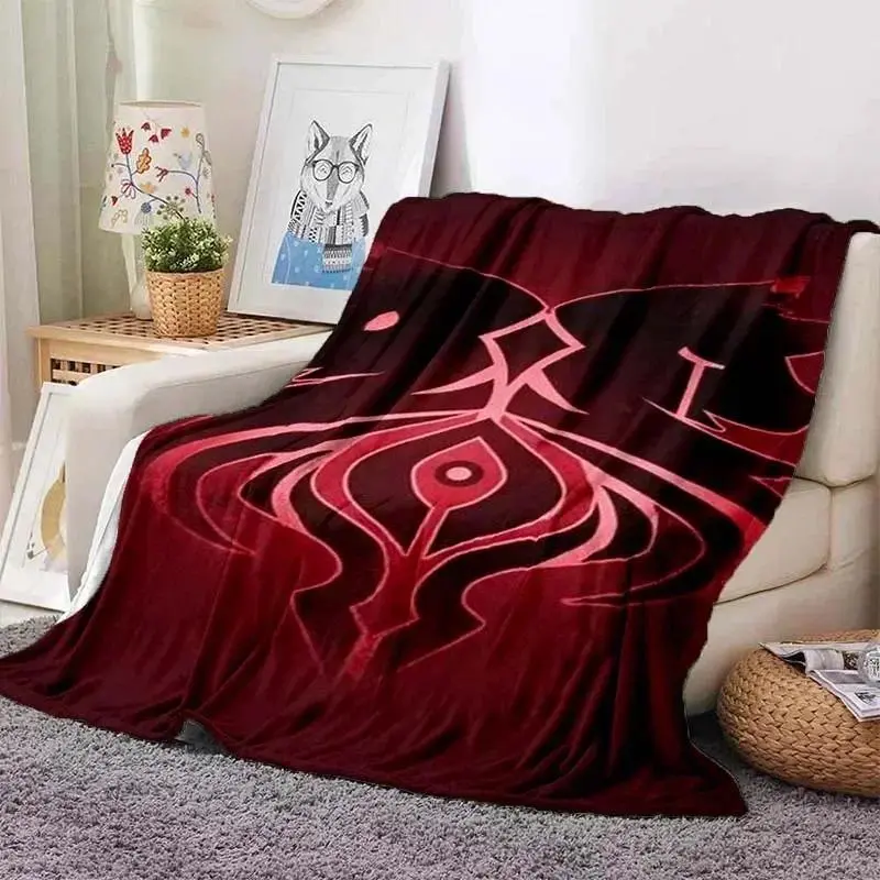 Aphmau Flannel Throw Blanket Soft Plush Cartoon Blanket for Bedroom Sofa Office Car Travel Cozy Gift Outdoor Cold Weather