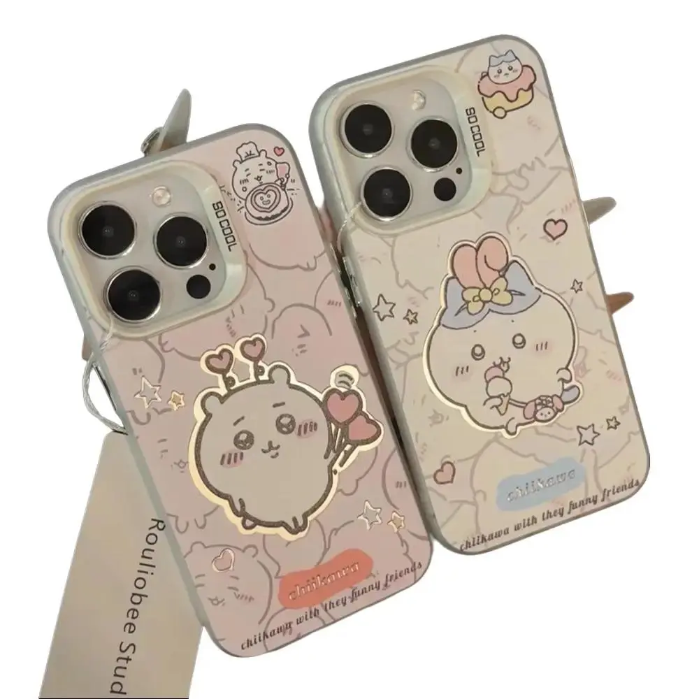 Anime Chiikawas Phone Case for iPhone case 17/16/15/14/13/12/11 Samsung S21 S22 S23 S24 S25 A series  Pro Plus Matte Cover, Custom, Accessories