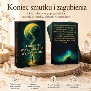 Polish Oracle Cards 48 Spiritual Guidance Tarot Deck, Divination Tool, Emotional Support, Self-Healing Gift, Direction Finder