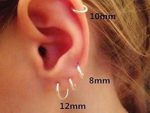 FUNRUN 8 Pairs Stainless Steel Earrings Sets Huggie Hoopearings Hypoallergenic Flat Back Stud Earrings for Women Thick Studs Tragus Piercing Jewelry