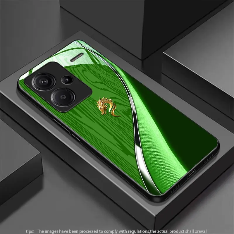 Dragon Travels the World for Redmi Note 11,Note 11T,Poco M4 Pro,Note 11 Pro,Note 11E Pro,Note 12 Pro,Note 11 Pro+,Note 12,Note 12 Pro+,Note 13,Poco X6,Note 13 Pro+ Hard Case Glass tempered Protective Phone Case