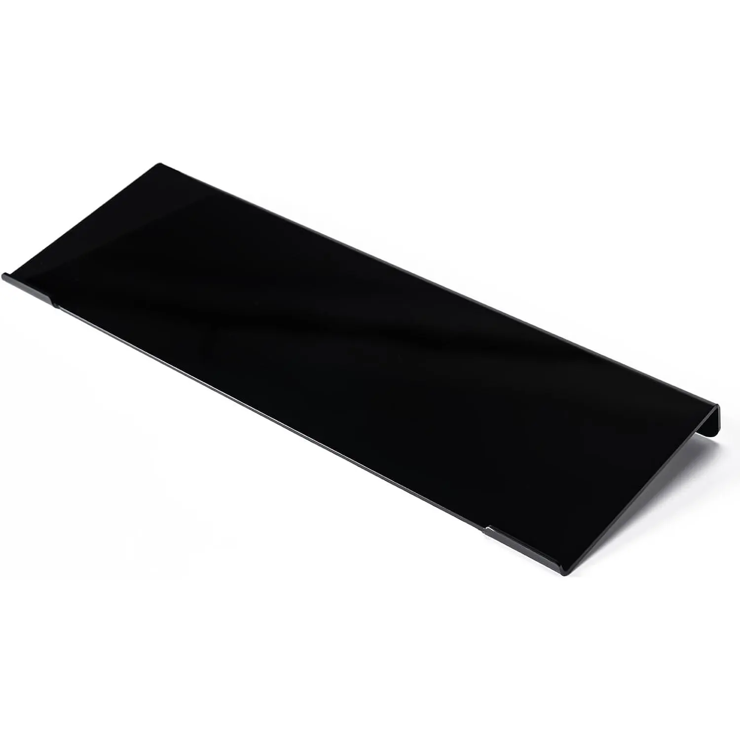 Black  Tilted  Keyboard Holder for  Typing, Keyboard Stand with  Anti-Slip Strip, 17 x 5.7 Inch Keyboard Tray for Office Desk, , School | Keyboard Stand with  Anti-Slip Strip, 17 x 5.7 Inch Keyboard Tray for Office Desk, , School