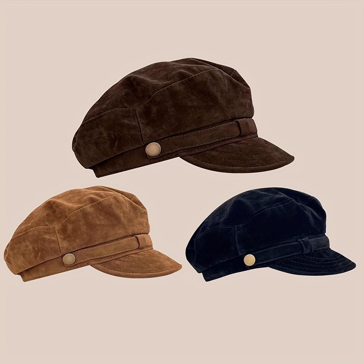 New Style Octagonal Face-Lengthening Artist Beret Hat - Vintage British Newsboy Cap for Women and Men, Elegant American Trend