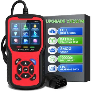 Obd2 Scanner Diagnostic Tool, Engine Code Reader, Battery Tester, Real-Time Data, Freeze Frame, I/m Ready, for All Obdii Cars Post 1996