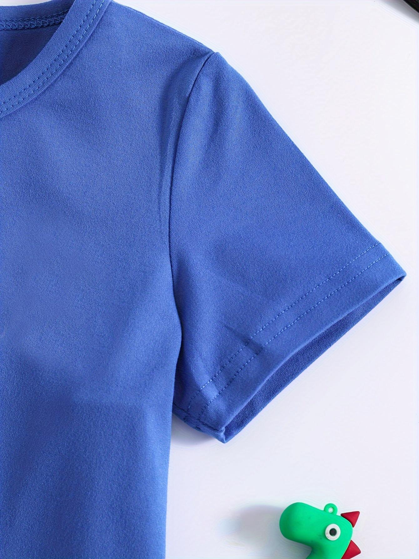 Boys' Summer Short-Sleeved "Soccer Loving Birthday Boy" Print T-Shirt