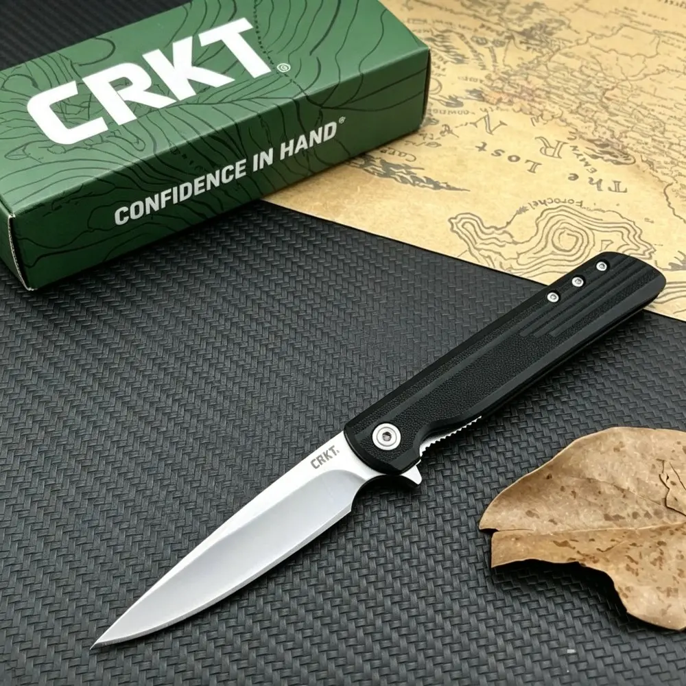 Best-Selling 3801 Pocket Outdoor Folding Knife 8Cr13MoV Steel Blade G10 Handle Portable Survival Camping Jungle Knife Camping Knives Fishing Hiking Self-Defense EDC Tool