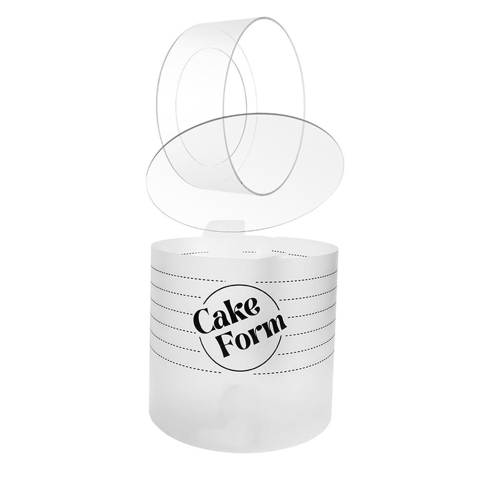 Round Adjustable Cake Ring Mold Retractable Fondant Tools Mousse Cake Ring Acrylic Circle Baking Ring DIY Mousse Cake Form