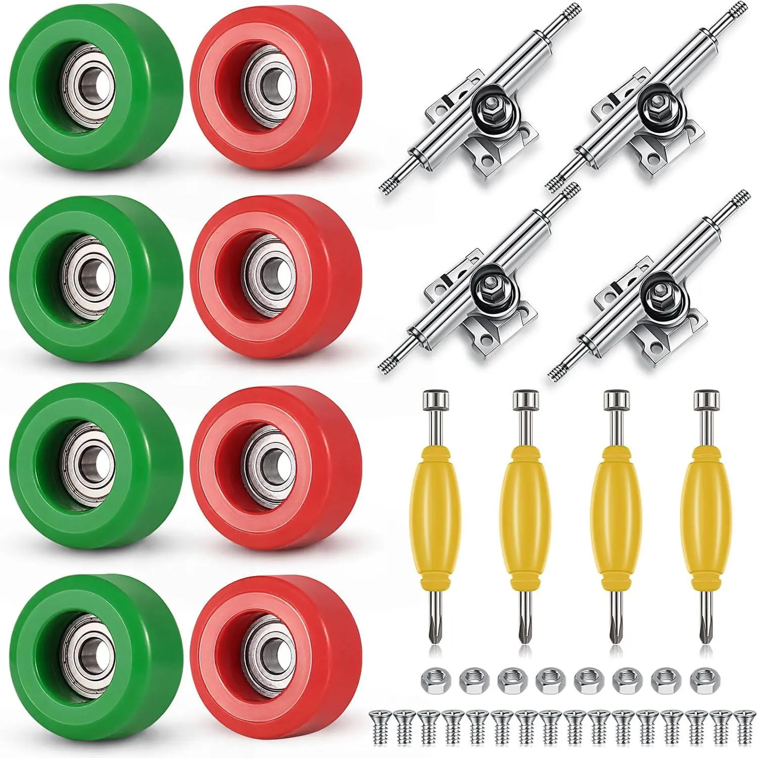 16 count Fingerboard  Wheels Tool Kit CNC,