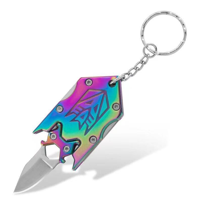Mini Keychain Pendant, Transformers Pocket Knife For Carrying Around, Multifunctional Utility Knife For Opening Packages And Boxes